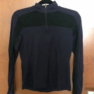 Ibex wool pullover quarter zip